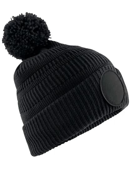 Fan Patch Beanie - Black