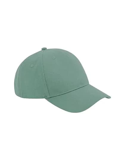 Organic Cotton 5 Panel Cap - Dusty Green