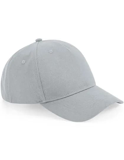 Organic Cotton 5 Panel Cap - Light Grey