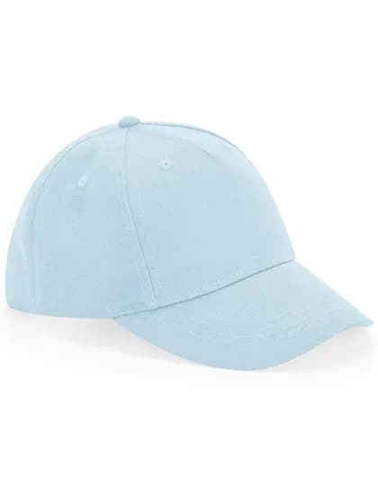 Junior Organic Cotton 5 Panel Cap - Powder Blue