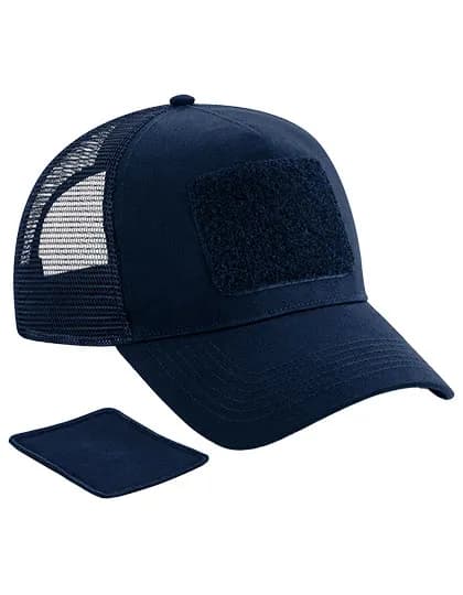 Removable Patch Snapback Trucker - French Navy