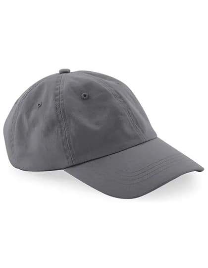 Organic Cotton 6 Panel Dad Cap - Graphite Grey