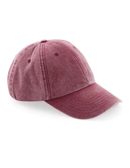 Low Profile Vintage Cap - Vintage Red