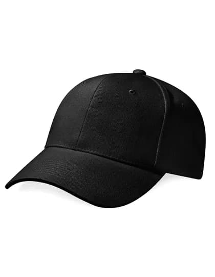 Pro-Style Heavy Brushed Cotton Cap - Black