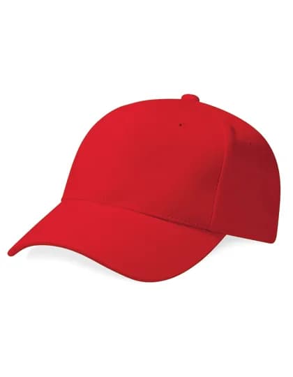 Pro-Style Heavy Brushed Cotton Cap - Classic Red