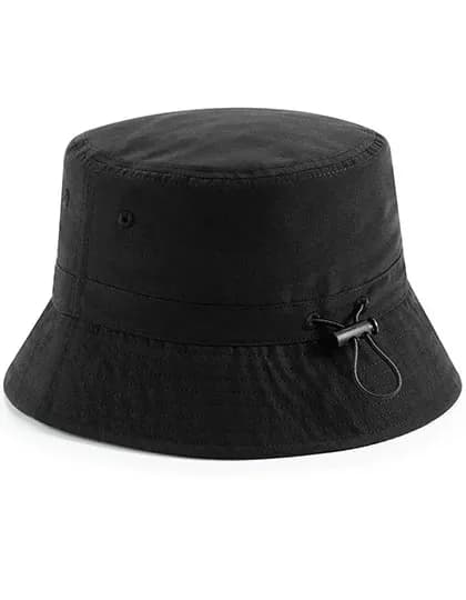 Recycled Polyester Bucket Hat - Black