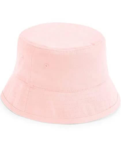 Junior Organic Cotton Bucket Hat - Powder Pink