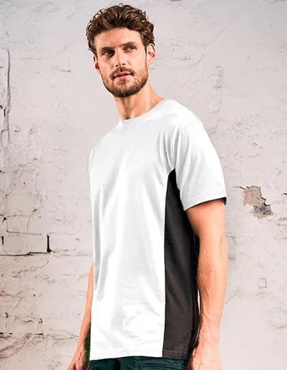 Unisex Contrast-T - White/Charcoal (Solid)