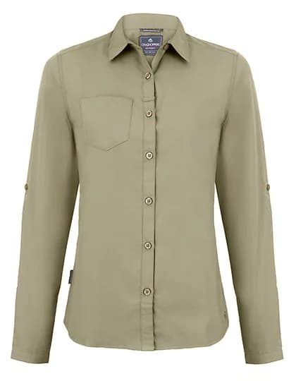 Expert Womens Kiwi Long Sleeved Shirt - Pebble