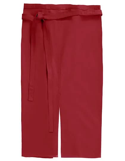 Slit Apron Milano 80 x 100 cm - Regency Red