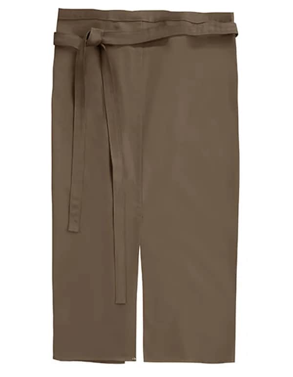Slit Apron Milano 80 x 100 cm - Taupe