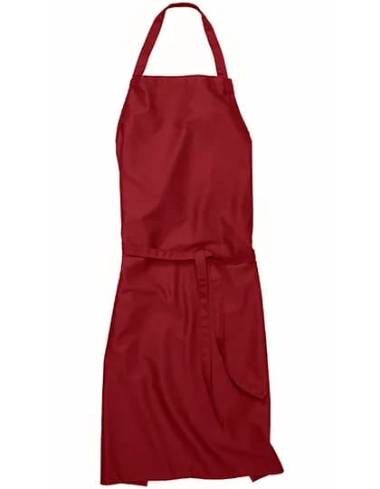 Bib Apron Verona 90 - Regency Red