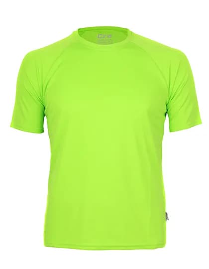 Rainbow Tech Tee - Lime