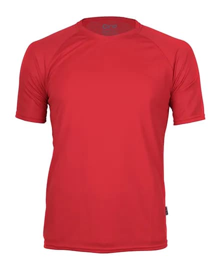 Rainbow Tech Tee - Lobster Red