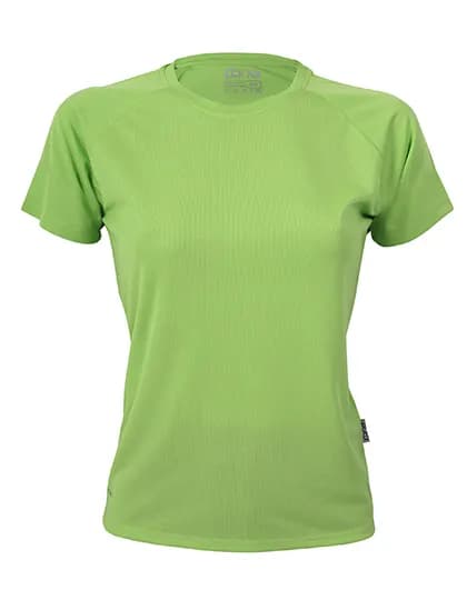 Ladies´ Rainbow Tech Tee - Apple Green