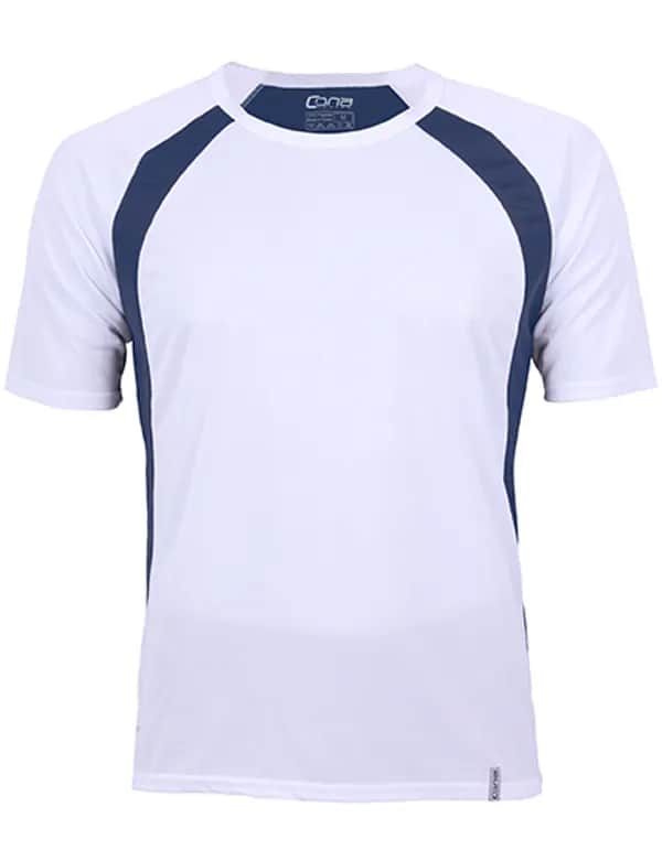 Pace Tech Tee - White/Navy