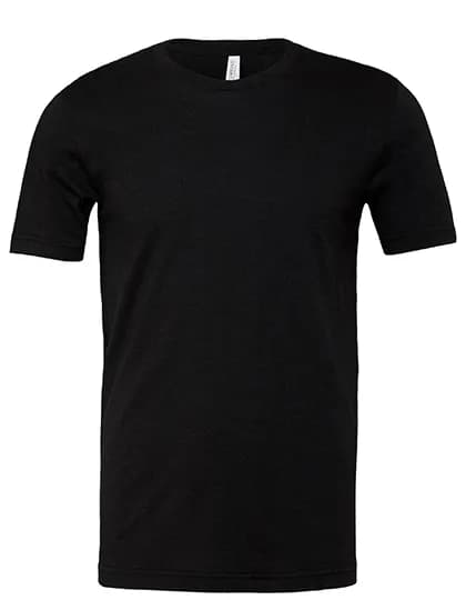 Unisex Heather CVC Short Sleeve Tee - Heather Black