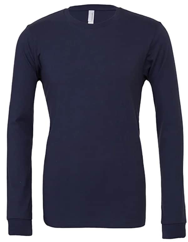 Unisex Jersey Long Sleeve Tee - Navy