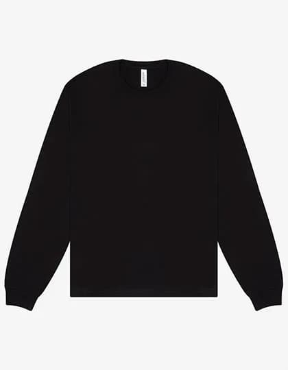 Unisex Heavyweight Long Sleeve Tee - Black