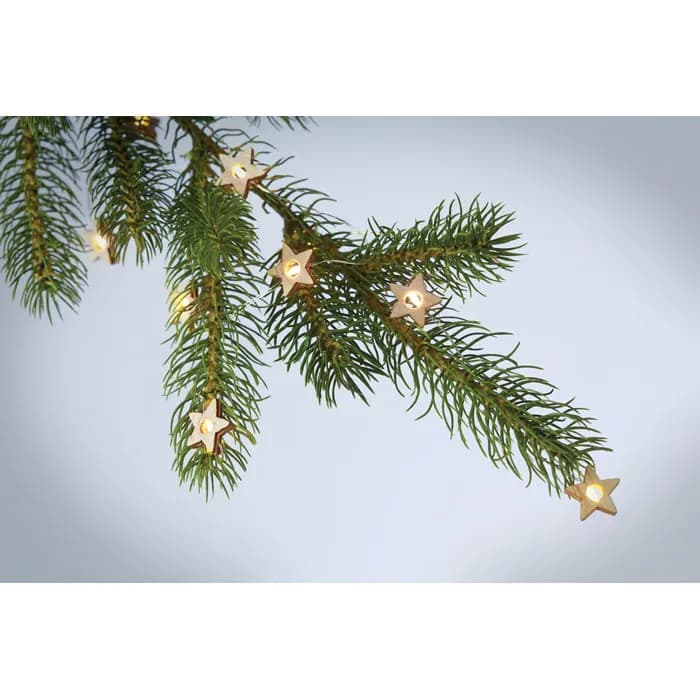 Lichterstrang mit 20 LEDs - MILKY WAY - Holz