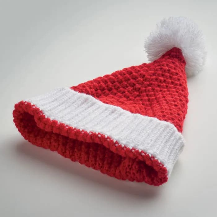 Weihnachtliche Strickmütze - AURIGA - Rot
