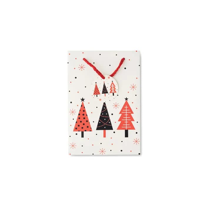 Geschenkpapiertüte, klein - BOSSA SMALL - Weiß