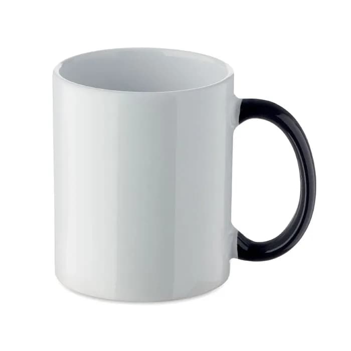 Keramikbecher 300ml - FESTIMUG - Schwarz/Rot