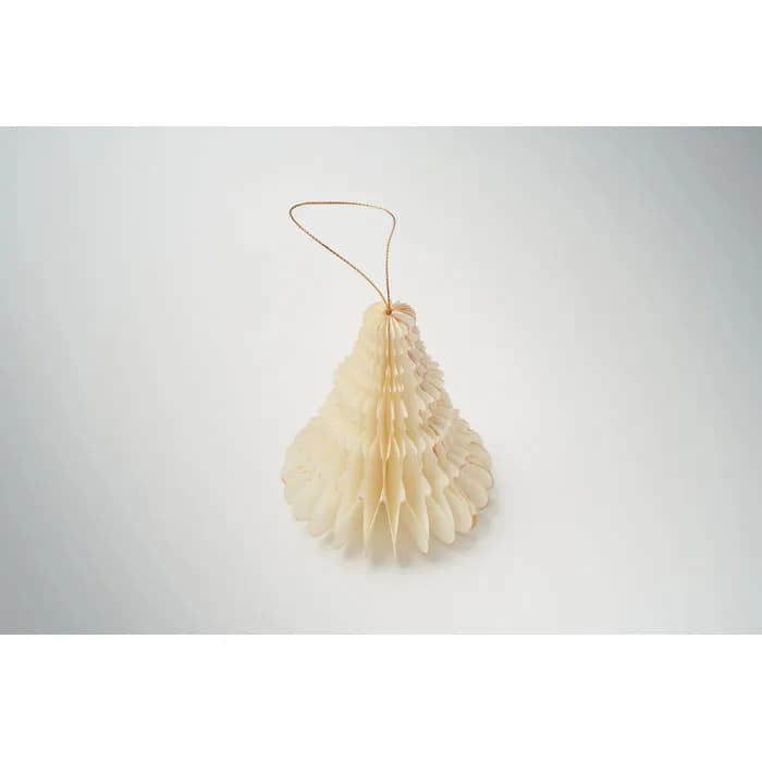 Weihnachtsschmuck aus Papier - HARMOTREE - Beige