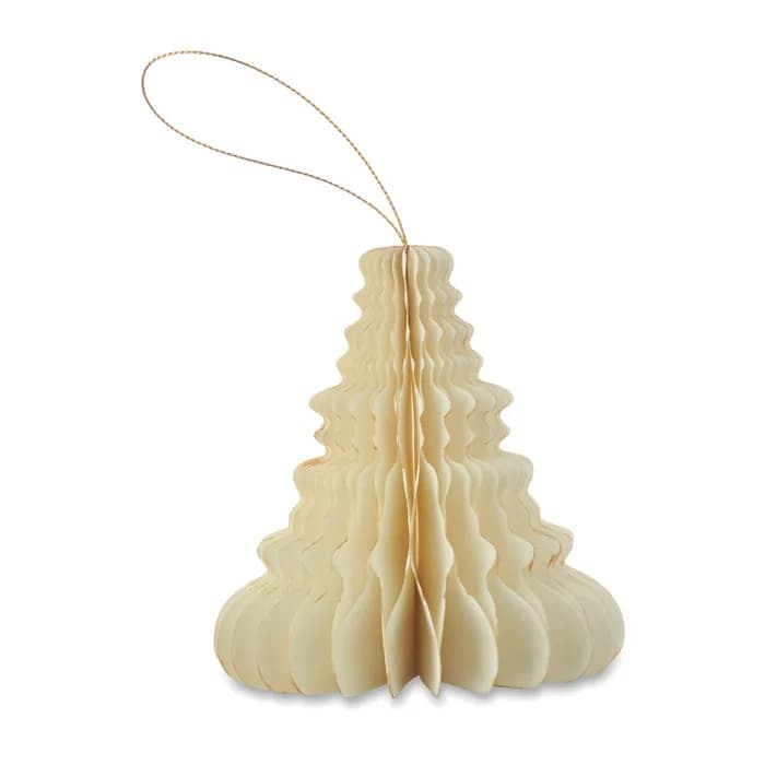Weihnachtsschmuck aus Papier - HARMOTREE - Beige