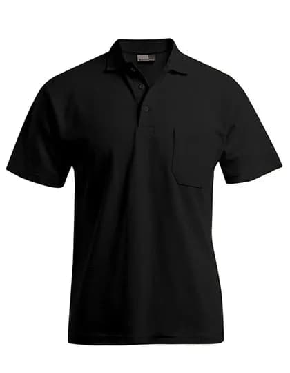 Men´s Heavy Polo Pocket - Black