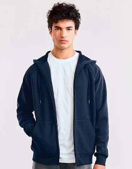 Unisex Heavy Hoodie Jacket - Navy