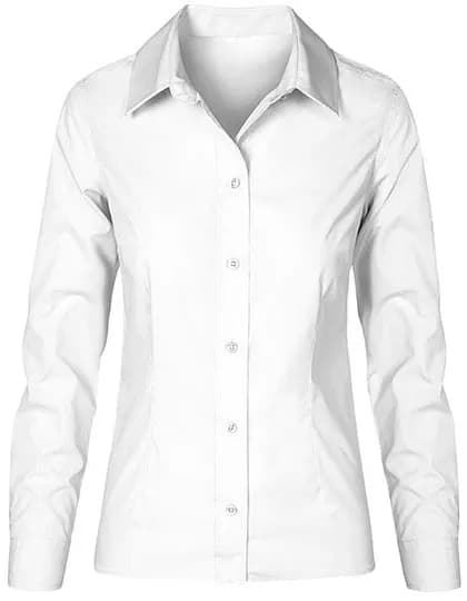 Women´s Poplin Shirt Long Sleeve - White
