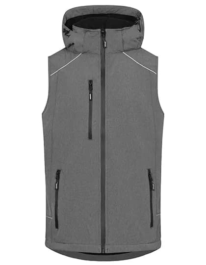 Men´s Softshell Vest - Heather Grey