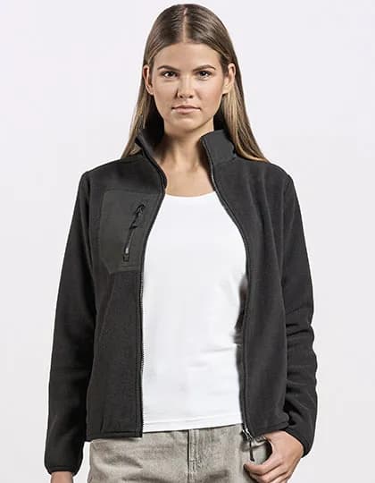 Women´s Canvas Fleece Jacket - Black