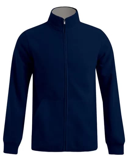 Men´s Double Fleece Jacket - Navy/Light Grey (Solid)