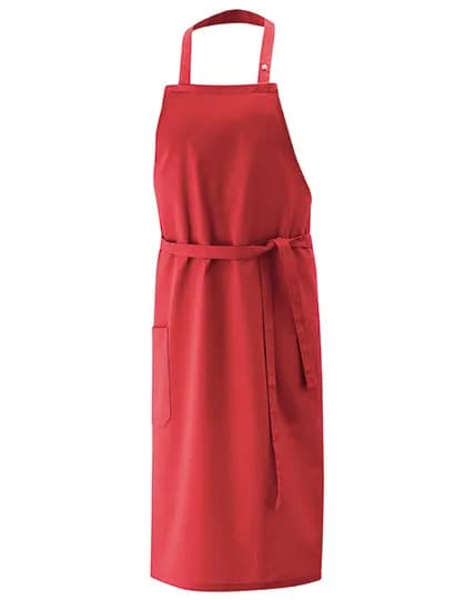 Latzschürze XXL 100 x 100 cm - Red