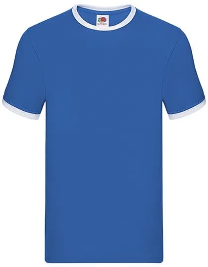 Ringer Tee - Royal Blue/White