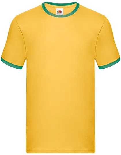 Ringer Tee - Sunflower/Kelly Green