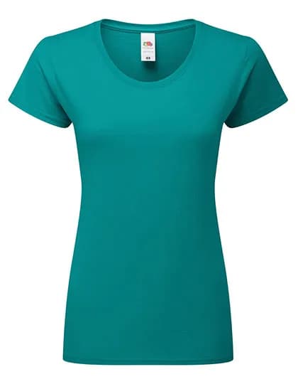 Ladies Iconic 195 Ringspun T - Ocean Teal