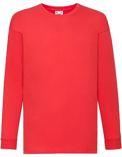 Kids´ Valueweight Long Sleeve T - Red