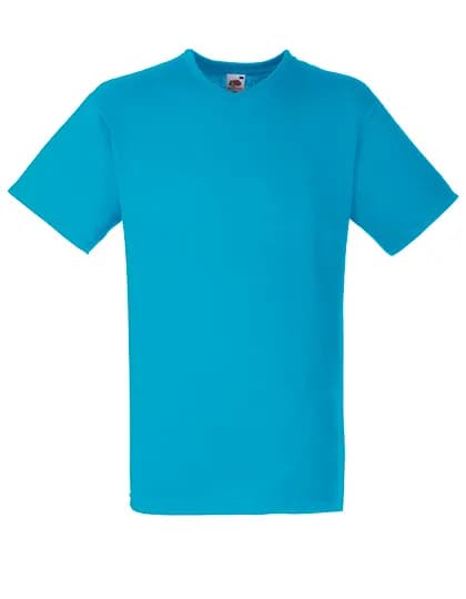 Valueweight V-Neck T - Azure Blue