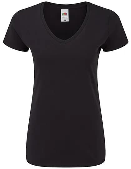 Ladies´ Iconic 150 V Neck T - Black