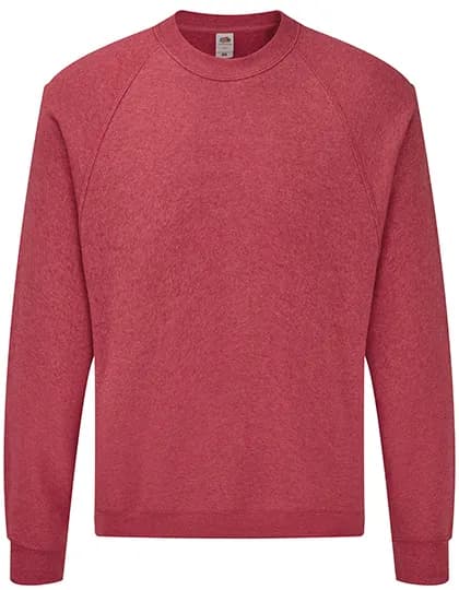 Classic Raglan Sweat - Heather Red