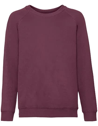 Kids´ Classic Raglan Sweat - Burgundy