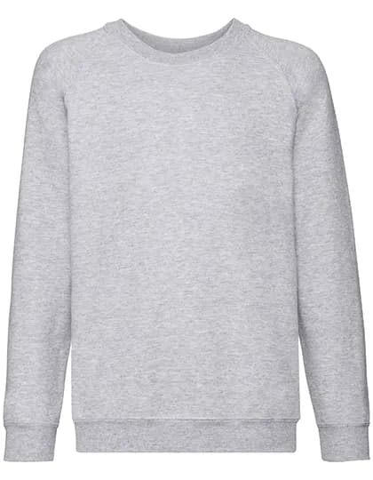 Kids´ Classic Raglan Sweat - Heather Grey