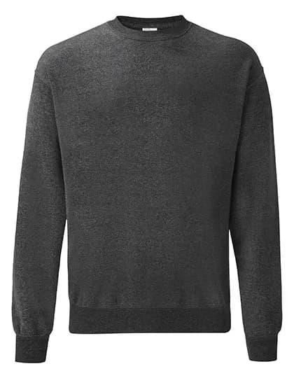 Classic Set-in Sweat - Dark Heather Grey
