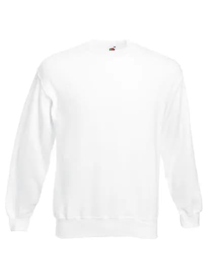 Classic Set-in Sweat - White