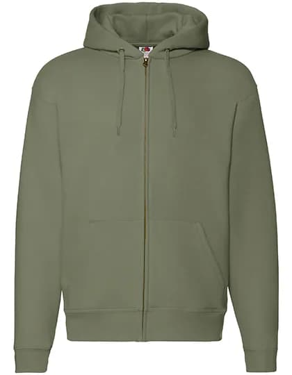 Premium Hooded Sweat Jacket - Classic Olive