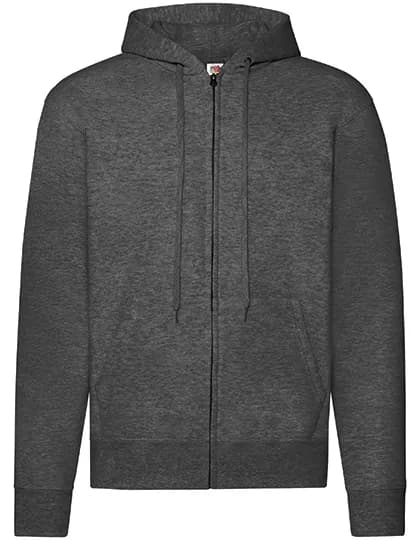 Classic Hooded Sweat Jacket - Dark Heather Grey