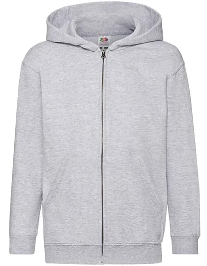 Kids´ Classic Hooded Sweat Jacket - Heather Grey